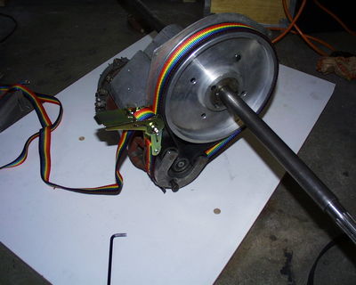 Riemen Spannen mit Spanngurt
