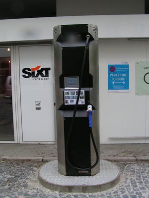 Schnelladestation bei Sixt für C-Zero
