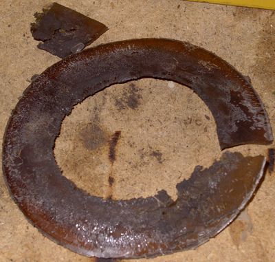 Das gelittene Gummi der Reibscheibe
Keywords: Reibscheibe Antrieb City EL