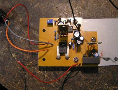 Neue HP-Laderplatine (Prototype)
Draufsicht
