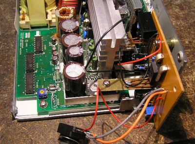 Neue HP-Laderplatine (Prototype)
Eingebaut draufsicht
