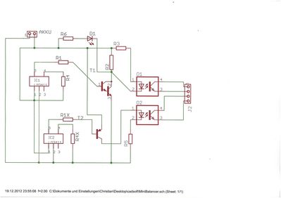 Schaltplan für Singelbalancer & Minibalancer
