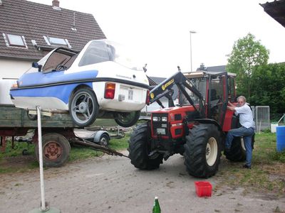 professionelle Stütze
...gegen das Abrutschen des Els ;)

