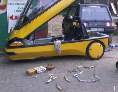 Für eine tolle Sound- und Lightshow mit einegbautem Nebelwerfer hatten Carstens NC-Zellen zu sorgen ;)
