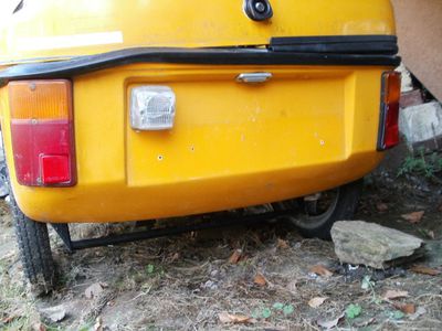 Das Rücklicht ist schon ein paar mal geklebt !
(kein schaden vom Unfall)
