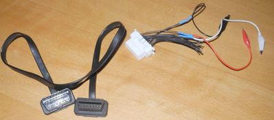 ODB2-Adapter mit Kroko
ODB2-Adapter mit Krodilsklemmen
